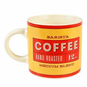 Czerwono-kremowy ceramiczny kubek 350 ml Barista – Rex London obraz