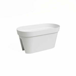 Wisząca skrzynka na kwiaty na balustradę z plastiku z recyklingu 60 cm Capri – Artevasi obraz