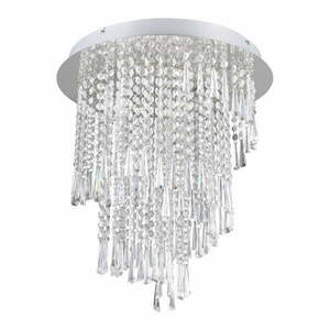Lampa sufitowa LED w kolorze srebra ø 45 cm Pomp – Trio obraz
