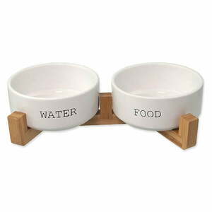Zestaw ceramicznych misek dla psów ze stojakiem ø 13 cm Dog Fantasy – Plaček Pet Products obraz