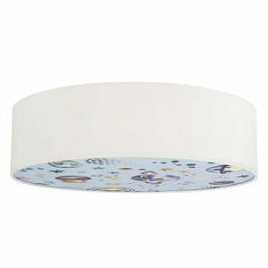 Dziecięca lampa sufitowa z tekstylnym kloszem ø 38 cm Kiddy – Candellux Lighting obraz