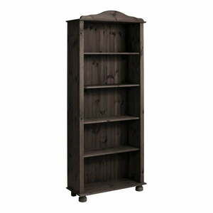 Brązowy regał z litego drewna sosnowego 70x181 cm Ella – Støraa obraz
