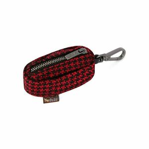 Saszetka na worki na odchody Houndstooth Red/Black – P.L.A.Y. obraz