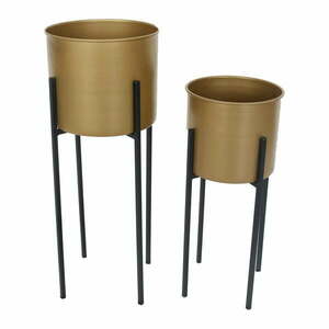 Metalowe doniczki zestaw 2 szt. ø 24 cm Dempo – Garden Pleasure obraz