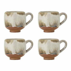 Kamionkowe filiżanki do cappuccino zestaw 4 szt. 200 ml Jade – Bloomingville obraz