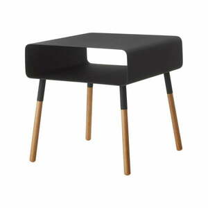 Czarny stolik YAMAZAKI Plain, wys. 35 cm obraz