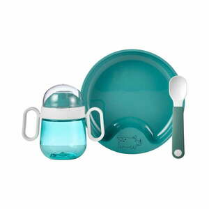 Zestaw naczyń dla dzieci 3 szt. Deep turquoise – Mepal obraz