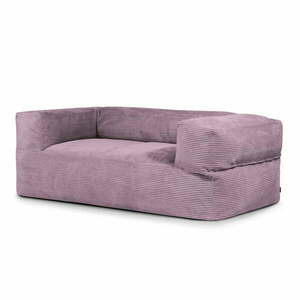 Fioletowy sztruksowy worek do siedzenia Sofa MooG – SLOWDOWN obraz