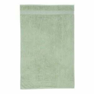 Zielony bawełniany ręcznik kąpielowy frotte 70x120 cm Anti-Bacterial – Catherine Lansfield obraz