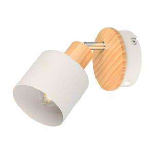 Biało-naturalna lampa punktowa ø 9 cm Shanti – Trio obraz
