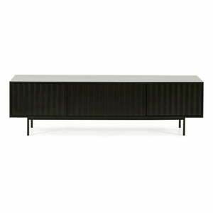 Czarna szafka pod TV 180x52 cm Sierra – Teulat obraz