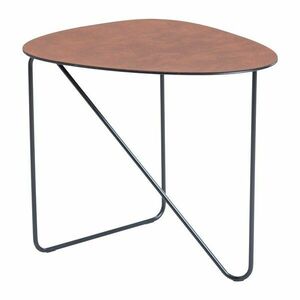 Koniakowy metalowy stolik 37x44 cm Curve M Bull – LIND DNA obraz