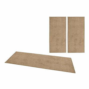 Zestaw 3 brązowych chodników Hanse Home Pure obraz