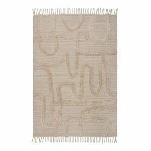 Beżowy wełniany dywan tkany ręcznie 120x170 cm Loma – Flair Rugs obraz