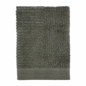 Bawełniany ręcznik frotte w kolorze khaki 50x70 cm Classic – Zone obraz