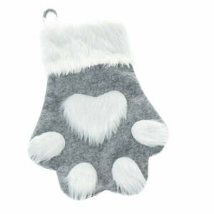 Tekstylna pończocha świąteczna 40 cm Paw – Dakls obraz