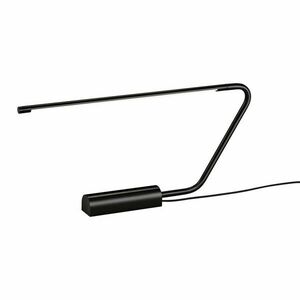 Czarna lampa stołowa LED (wysokość 33 cm) Olea – Trio Select obraz