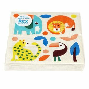 Serwetki zestaw 20 szt. 25x25 cm Wild Wonders – Rex London obraz