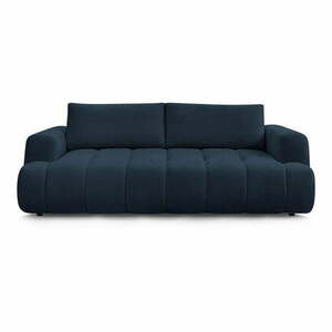 Ciemnoniebieska rozkładana/ze schowkiem sofa 251 cm Fuji – Bobochic Paris obraz