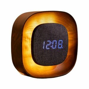 Budzik cyfrowy Lumos Walnut – Gingko obraz