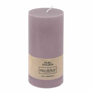 Fioletowa świeczka Eco candles by Ego dekor Friendly, 50 h obraz
