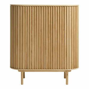 Szafka w dekorze dębu 110x125 cm Carno – Unique Furniture obraz
