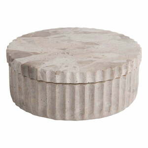 Jasnobrązowy kamienny pojemnik dekoracyjny ø 15x6 cm Marble – PT LIVING obraz