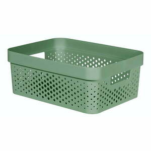 Zielony koszyk Curver Infinity Dots, 11 l obraz