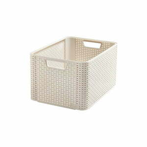 Kremowy plastikowy pojemnik 33x44x23 cm Style – Curver obraz