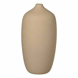 Beżowy ceramiczny wazon Blomus Nomad, wys. 25 cm obraz
