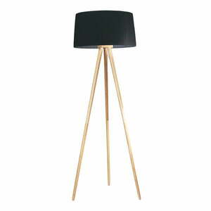 Czarna lampa stojąca SULION Encin, wys. 150 cm obraz