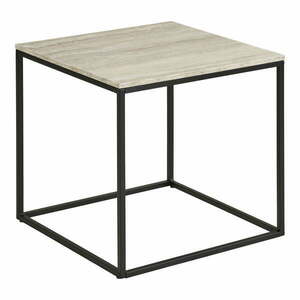 Stolik w dekorze kamienia 45x45 cm Vita – House Nordic obraz