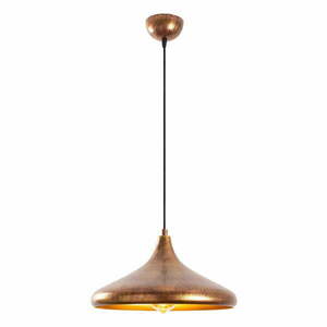 Lampa wisząca z metalowym kloszem ø 34 cm Barek – Opviq lights obraz