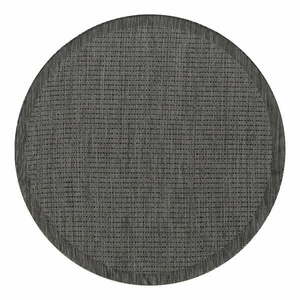 Ciemnoszary okrągły dywan odpowiedni na zewnątrz ø 160 cm Giza – Ayyildiz Carpets obraz