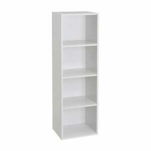 Biały regał 30x106x24 cm Cube – Casa Selección obraz