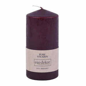 Bordowa świeczka Eco candles by Ego dekor Top, 30 h obraz