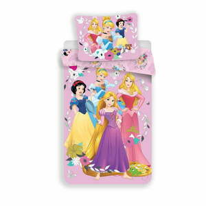 Bawełniana dziecięca pościel jednoosobowa 140x200 cm Princess – Jerry Fabrics obraz