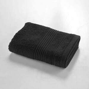 Czarny bawełniany ręcznik frotte 50x90 cm Tendresse – douceur d'intérieur obraz