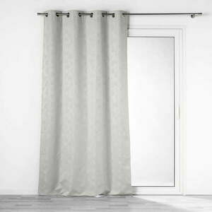 Jasnoszara żakardowa zasłona zaciemniająca 140x260 cm Lunella – douceur d'intérieur obraz