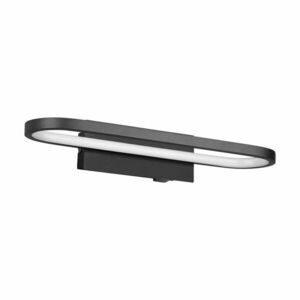 Kinkiet LED w kolorze matowej czerni (dł. 40 cm) Gianni – Trio obraz