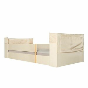 Beżowe łóżko dziecięce bez stelaża 90x200 cm Toddler – Roba obraz