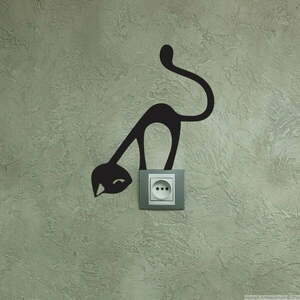 Naklejka Ambiance Funny Cat obraz