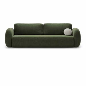 Zielona rozkładana/ze schowkiem sofa z tkaniny szenilowej 262 cm Tonale – Cosmopolitan Design obraz