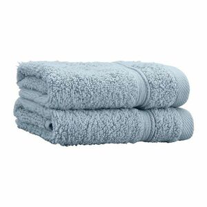 Niebieskie bawełniane ręczniki frotte zestaw 2 szt. 30x30 cm Zero Twist – Catherine Lansfield obraz