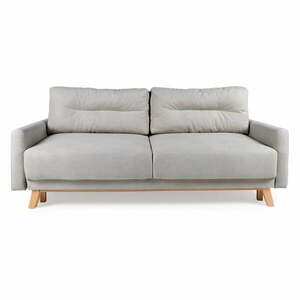 Jasnoszara sofa rozkładana Bonami Selection Pop obraz