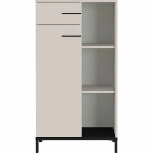 Kremowy regał 64x120x34 cm Rovigo – Germania obraz