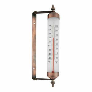 Termometr w kolorze brązu Esschert Design, wys. 25 cm obraz