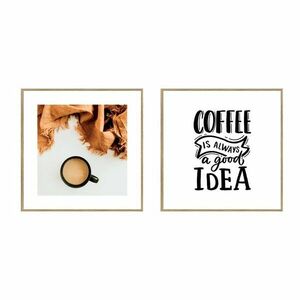 Obrazy zestaw 2 szt. 20x20 cm Coffee – knor obraz