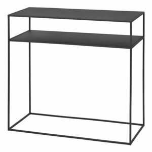 Czarna metalowa konsola 35x85 cm Fera – Blomus obraz