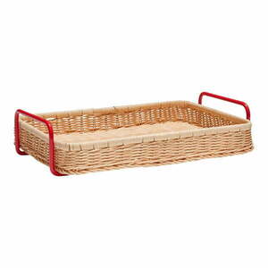Rattanowa taca do serwowania 27x42 cm Splint – Hübsch obraz